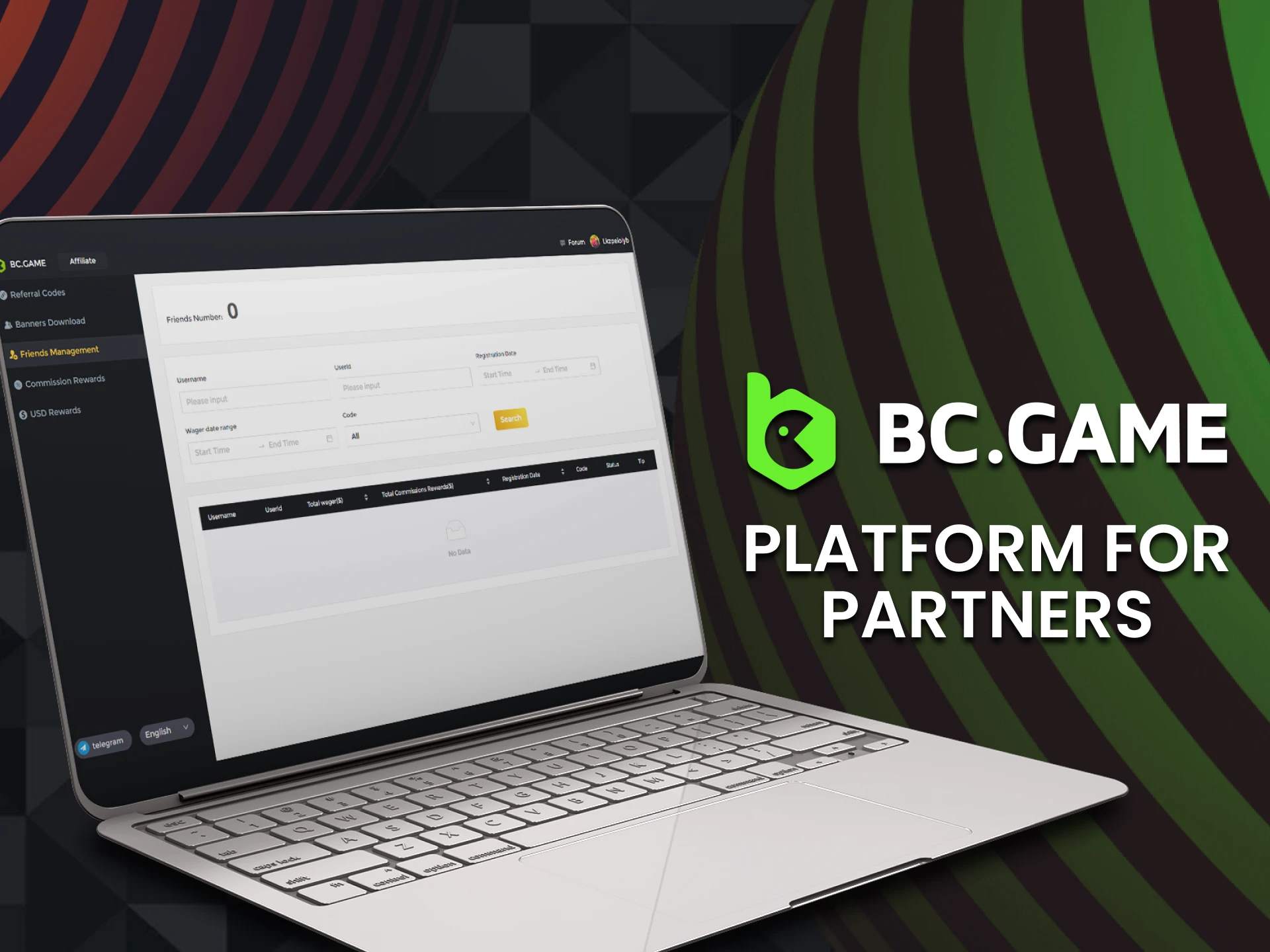 Visit the BCGame affiliate platform.