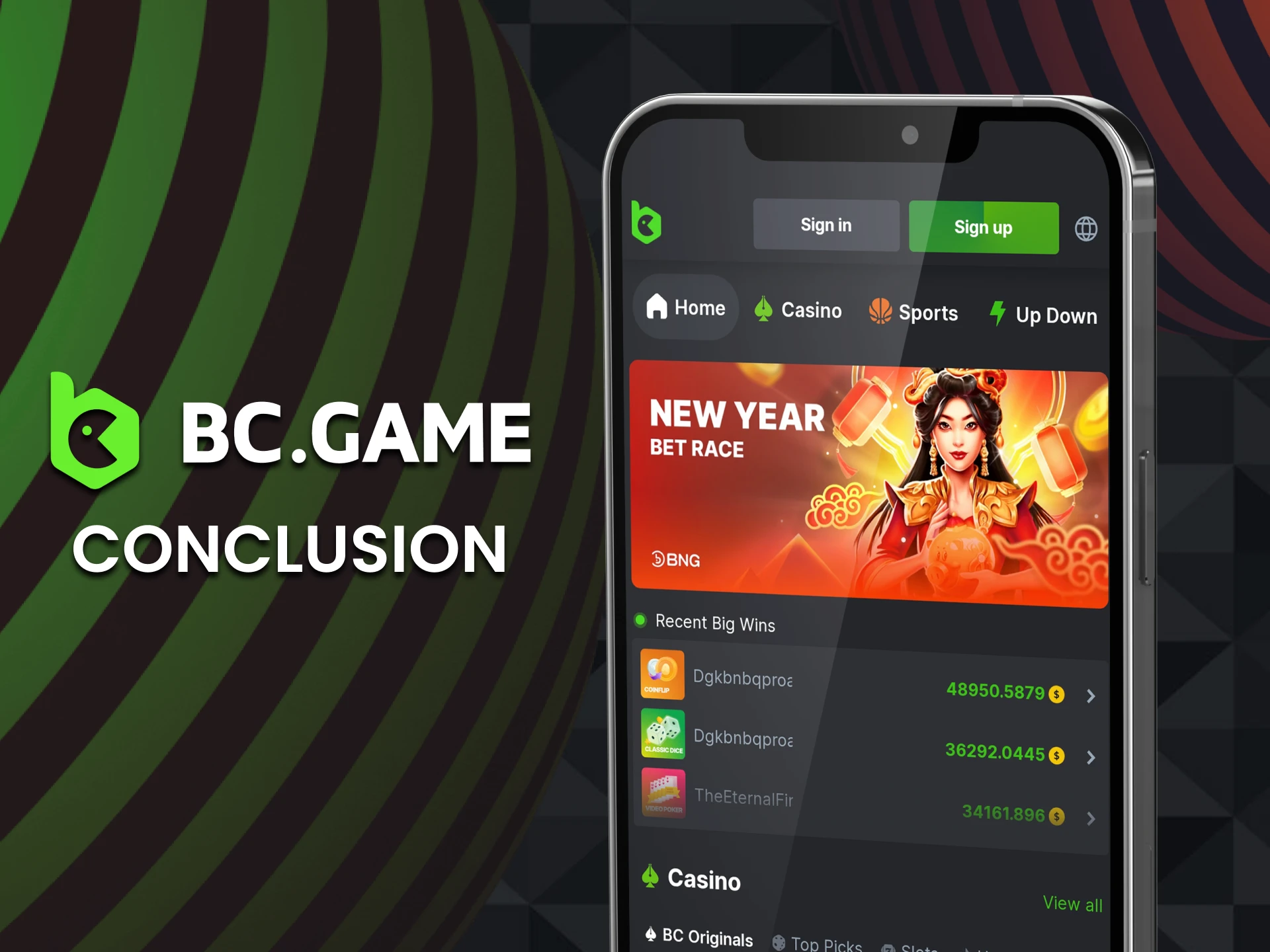 The BC Game app is ideal for betting and gaming.