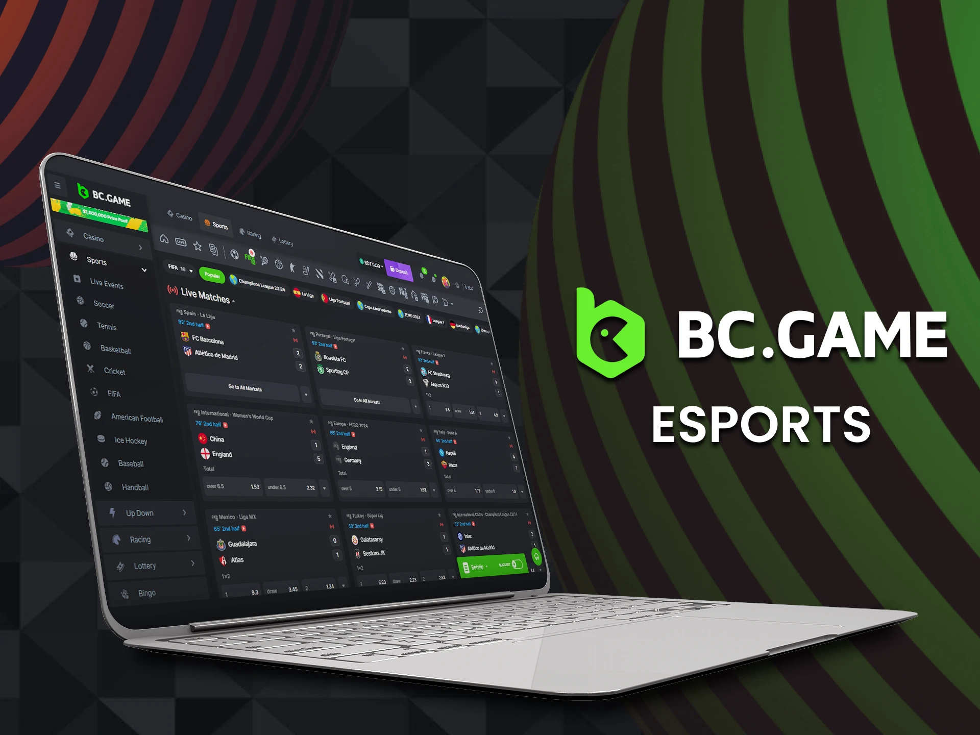 Bet on popular eSports games at BC Game BD.