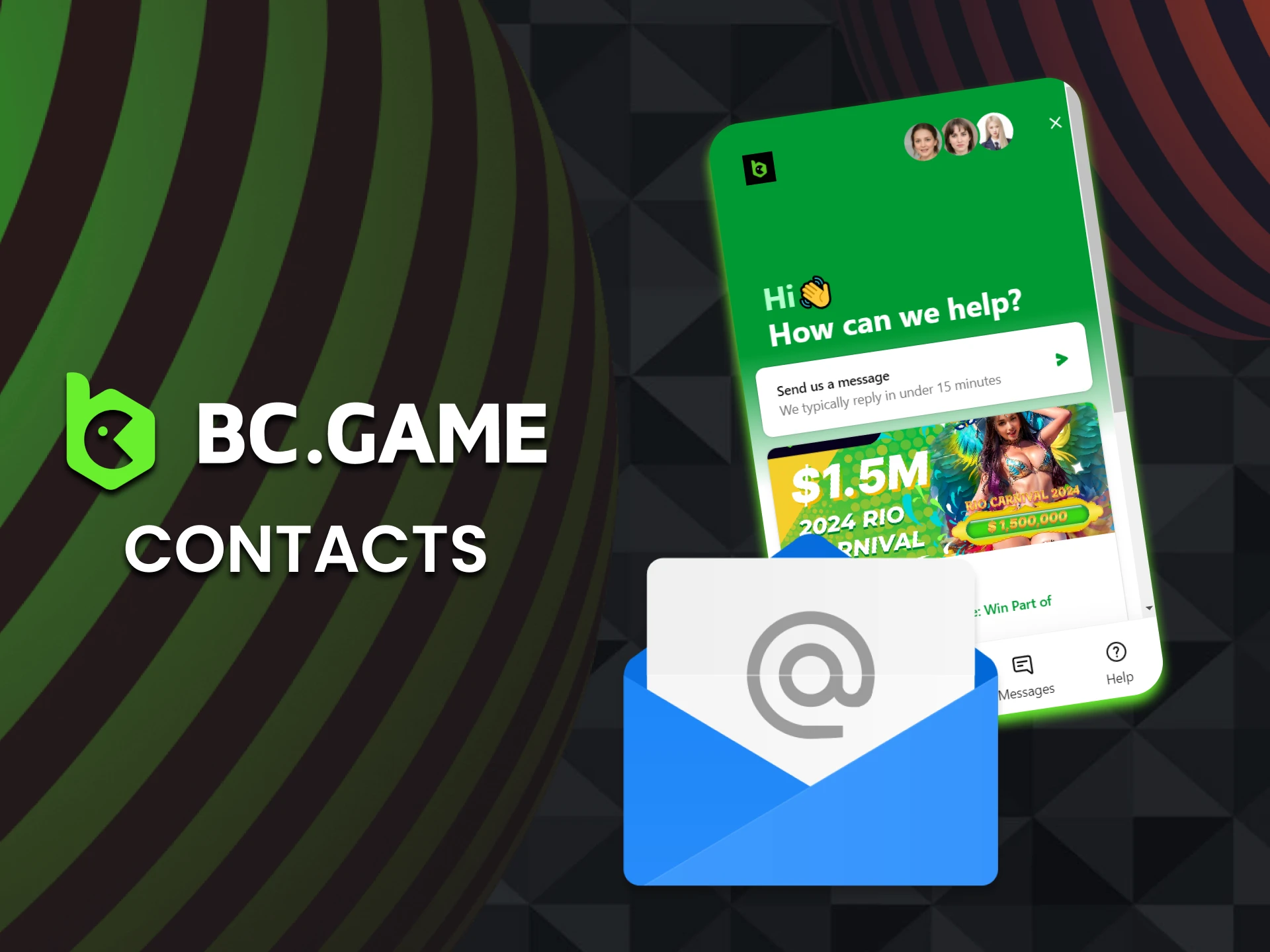 Explore BC Game contacts.