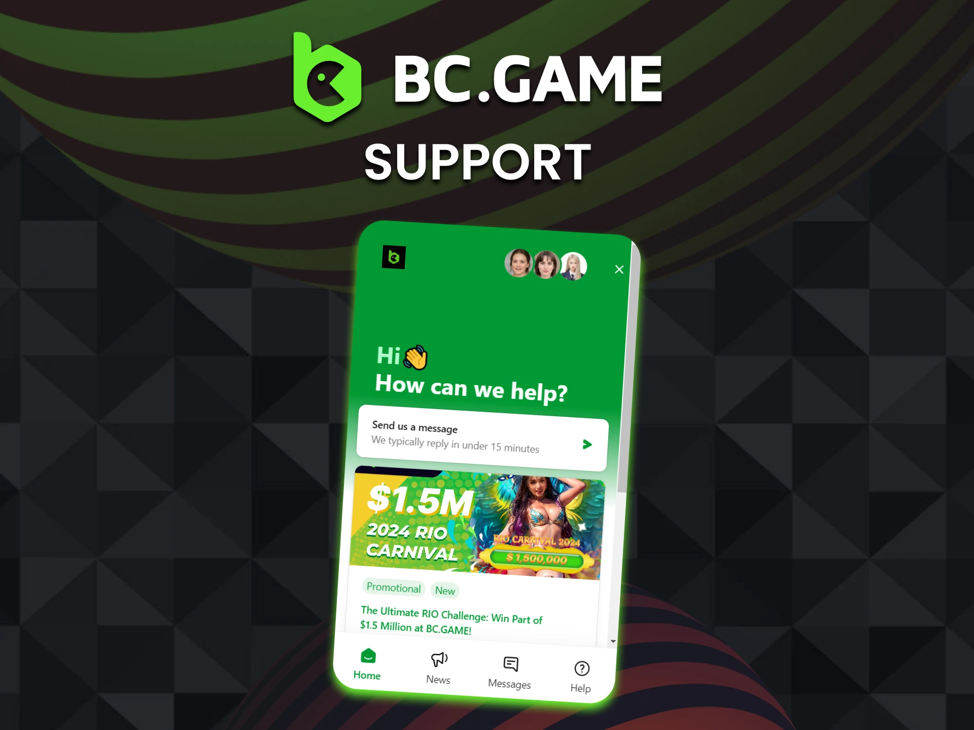 We will tell you how to contact the BCGame support team.