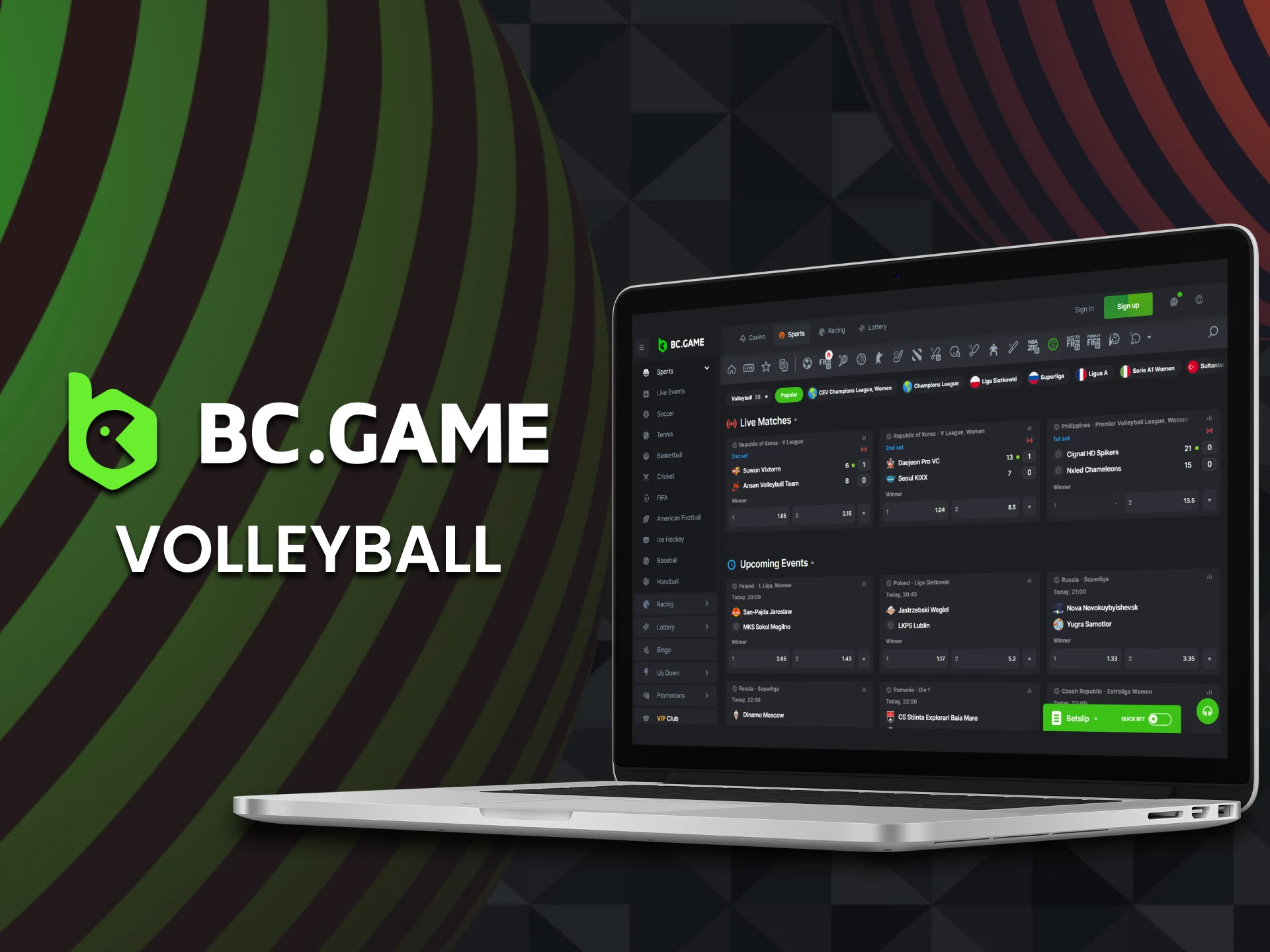 When betting on BC Game, try to bet on volleyball.
