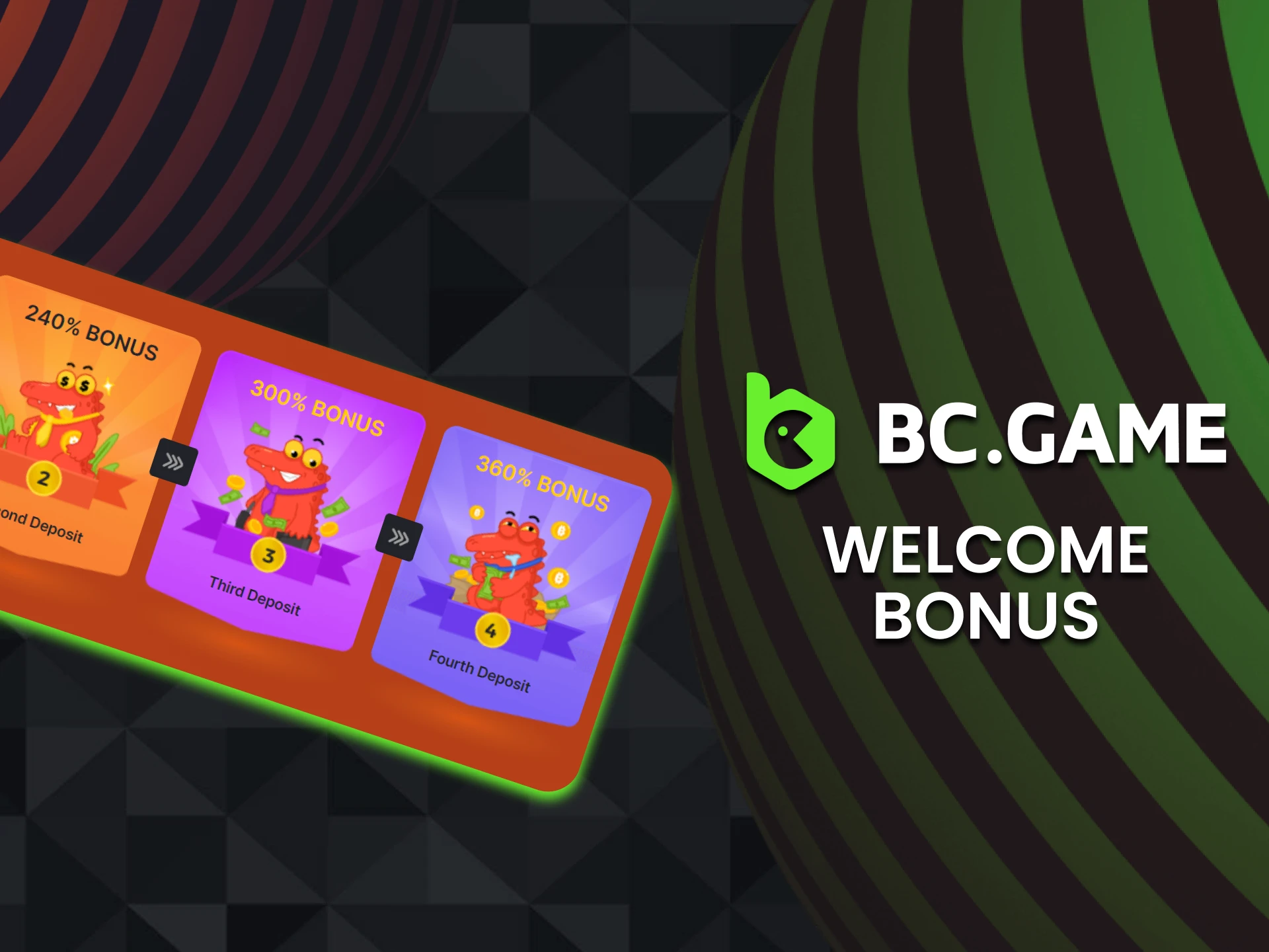 Get your +1080% welcome bonus for your horse racing bets from BC Game.