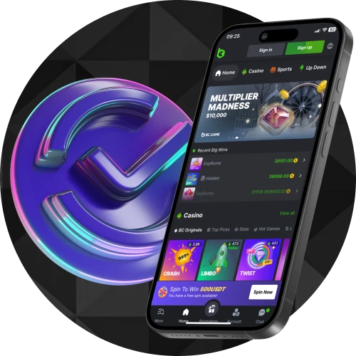 BC Game অ্যাপে আপনি তাৎক্ষণিকভাবে 30 টিরও বেশি খেলার উপর বাজি ধরতে পারেন।