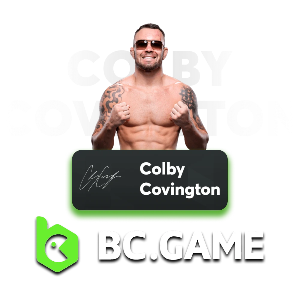 Learn about BC Game ambassador Colby Covington.