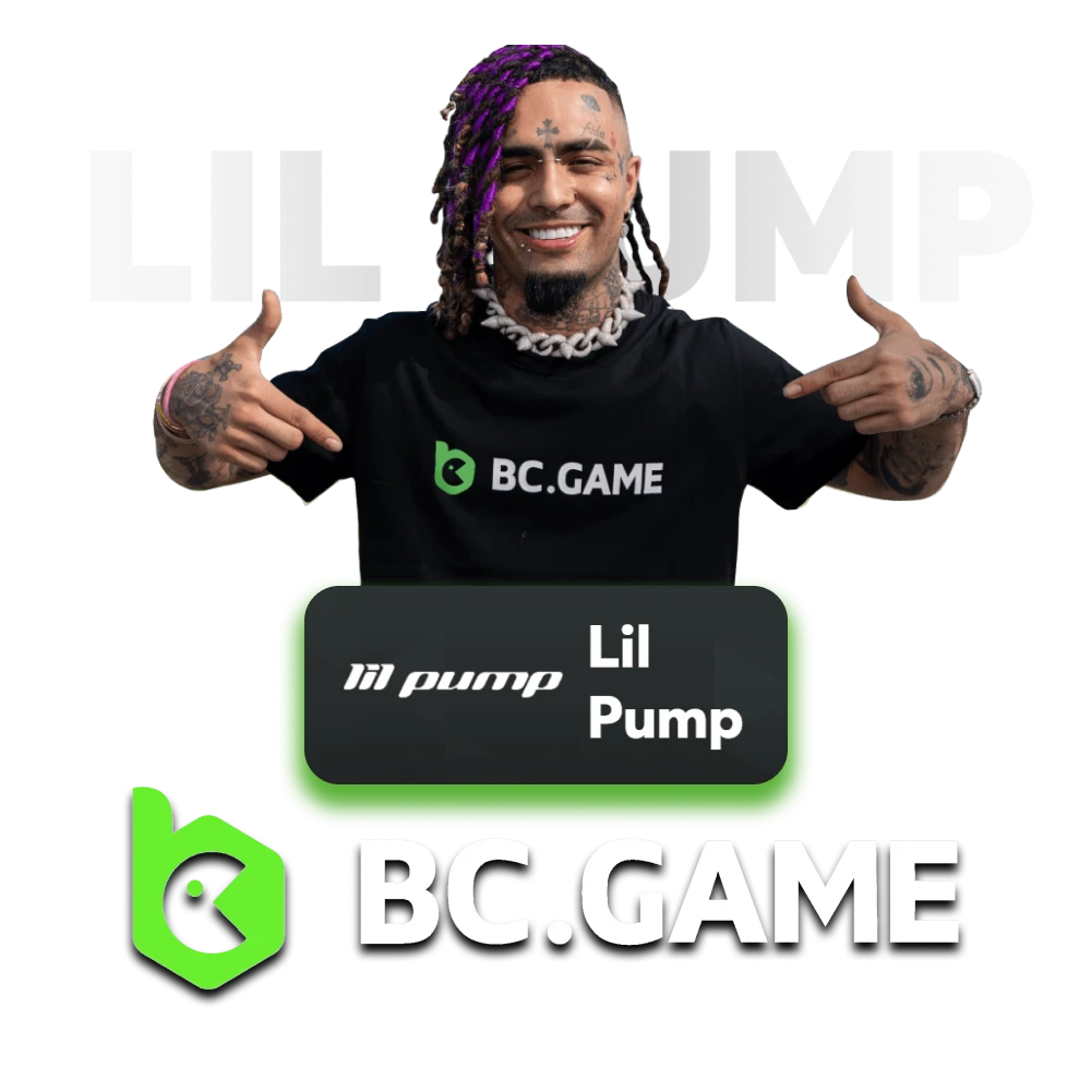 Lil Pump has joined BC Game to promote its brand.