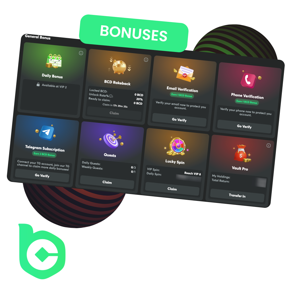 BC Game provides many bonuses and promotions for Bangladeshi players.