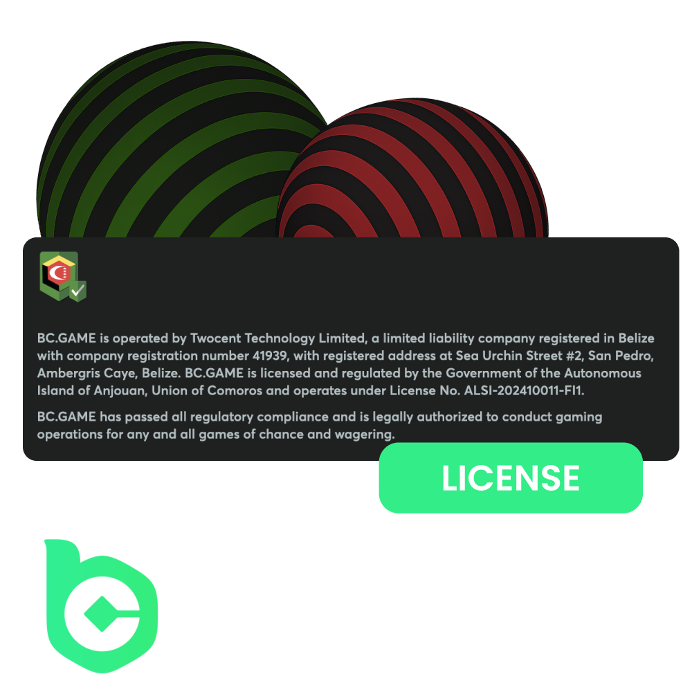 BC Game is licensed and safe for users from Bangladesh.